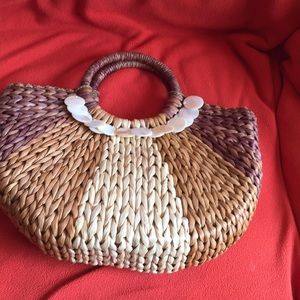 Talbots Straw Bag